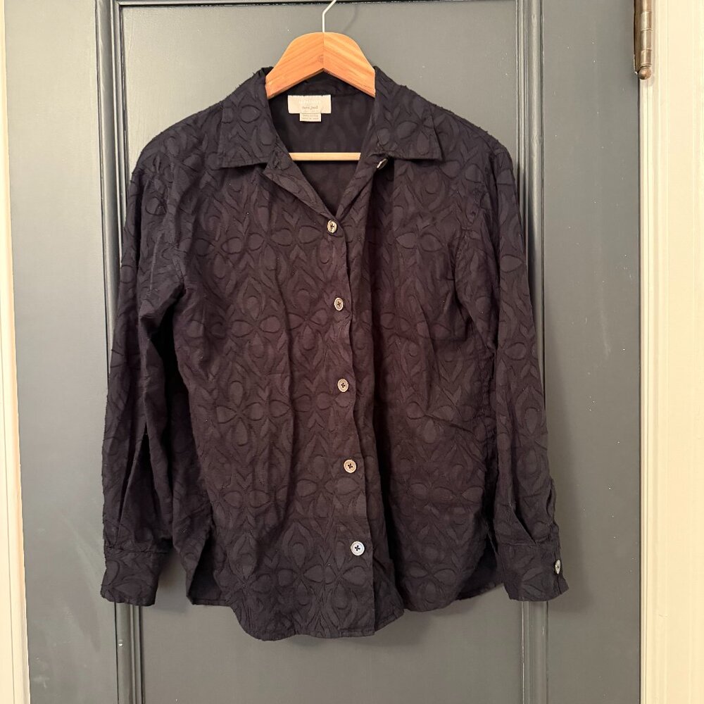 M.Patos Black button down